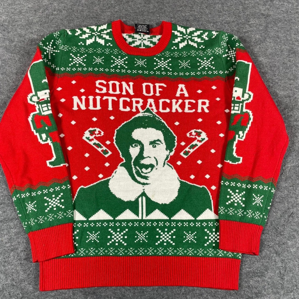 Buddy the Elf Son of a Nutcracker Ugly Christmas Sweater